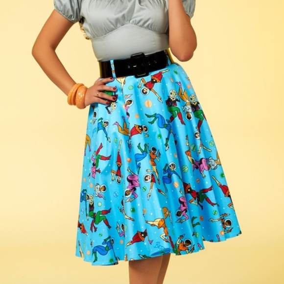 Pinup Couture Dresses & Skirts - NWT Pinup Couture Doris Skirt in Space Babes Print